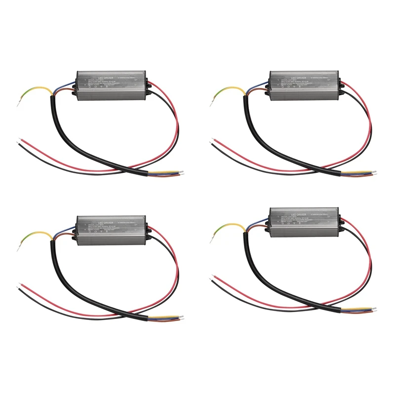 

JFBL Hot 4X 30W LED Driver Constant Current Driver Power Supply Transformer Waterproof