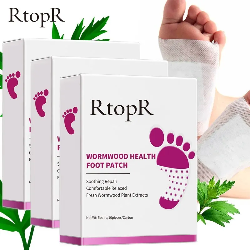

3 Box Wormwood Health Body Detox Foot Patch Improve Sleep Quality Effective Organic Detox Beauty Slimming Feet Cleansing Patch