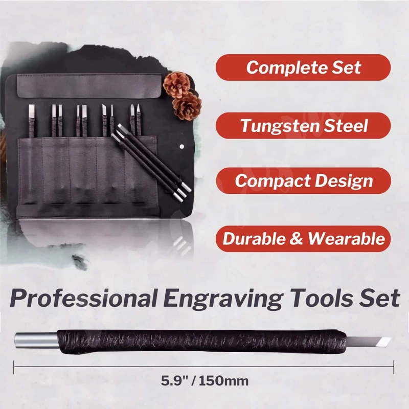 Набор для резьбы из вольфрамовой стали 10 шт. набор инструментов резки мягкого
