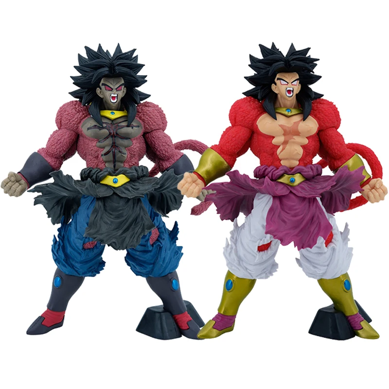 

Anime Dragon Ball Broli Action Figures Super Saiyan 4 Broly Dark Primary Color Angry PVC Doll Collectible Model Decorations Toys