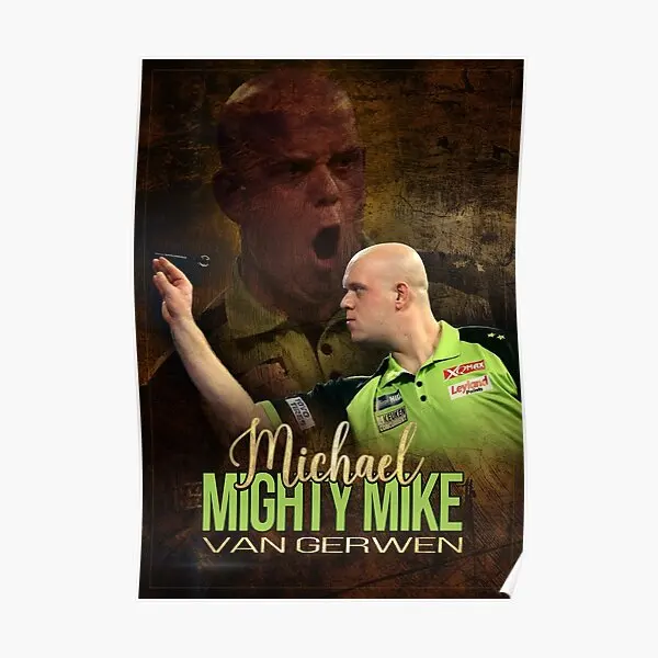 

Постер игрока Mighty Mike Darts, картина для комнаты, искусство, винтажный Декор для дома, картина, Современная Настенная роспись, Забавный принт, украшение без рамки