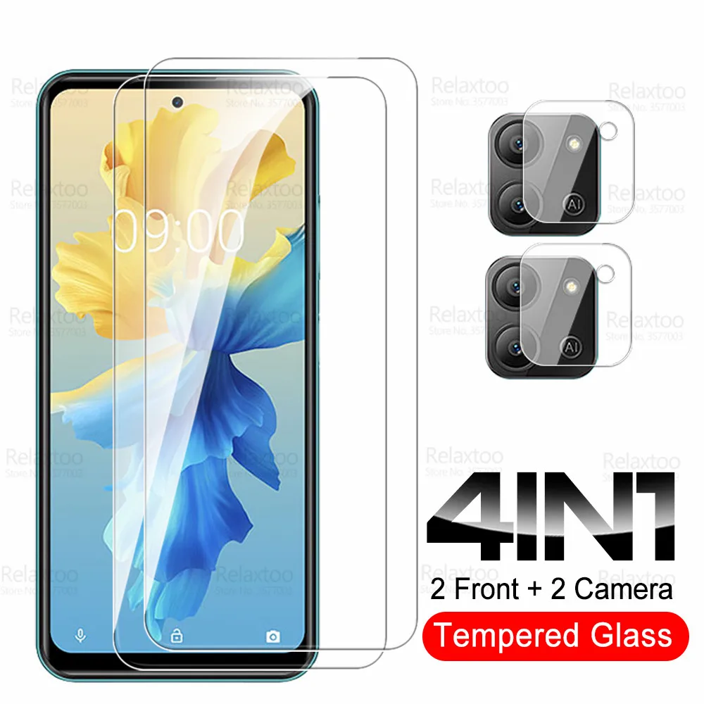 

Закаленное стекло 4 в 1 для камеры Infinix Hot 11 2022, Защитное стекло для экрана Infinix Hot11 X675 6,7 дюйма, Защитная пленка для телефона
