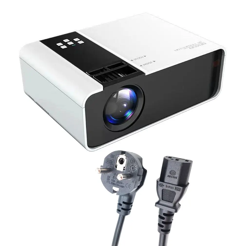 

Mini Projector TD90 Update Native 1280 x 720P Portable Projector TD90 40 Degree Keystone Android WiFi 3D Home Cinema
