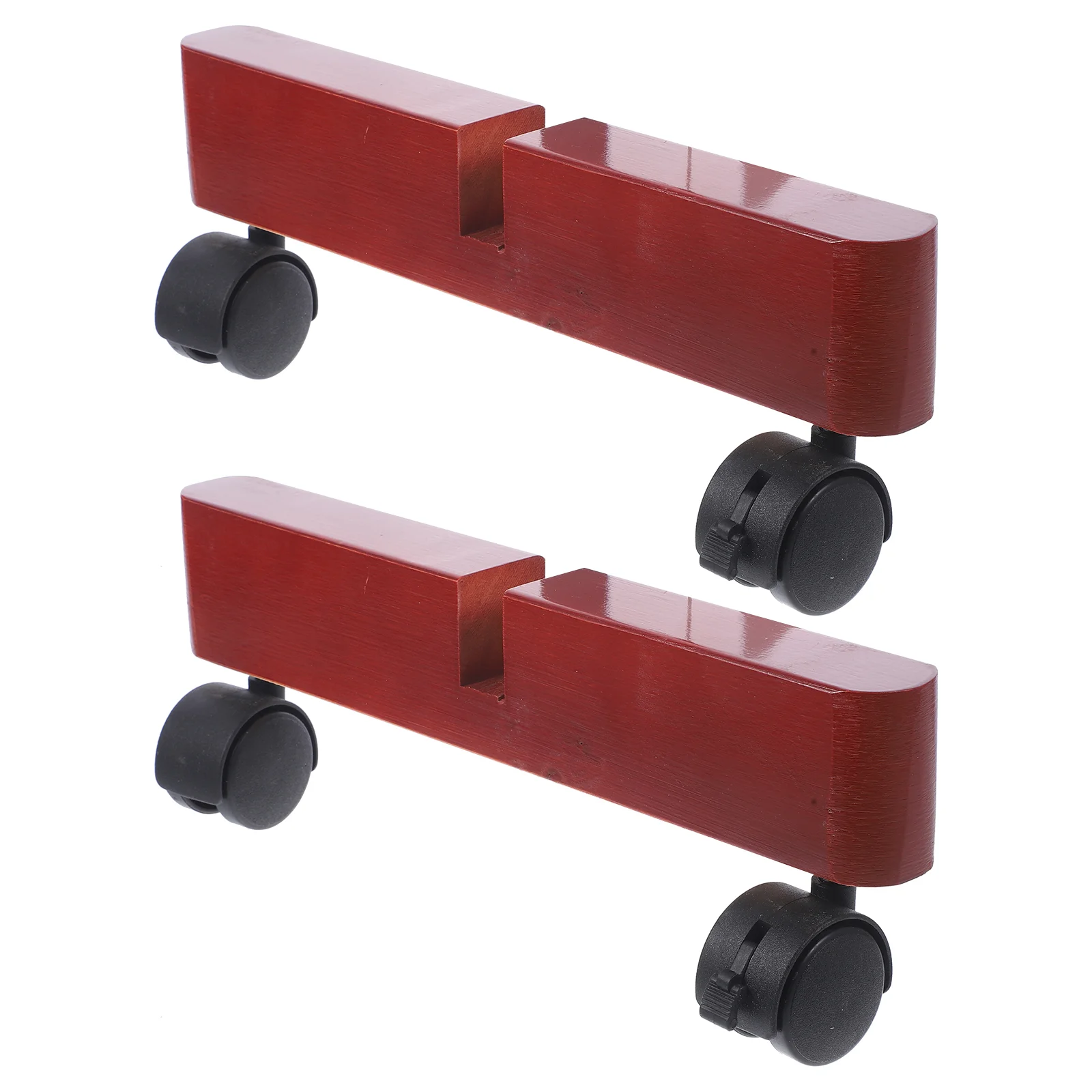 

2pcs Room Divider Wooden Stand Privacy Screen Holder Screen Panel Feet with Wheels Wooden Bracket