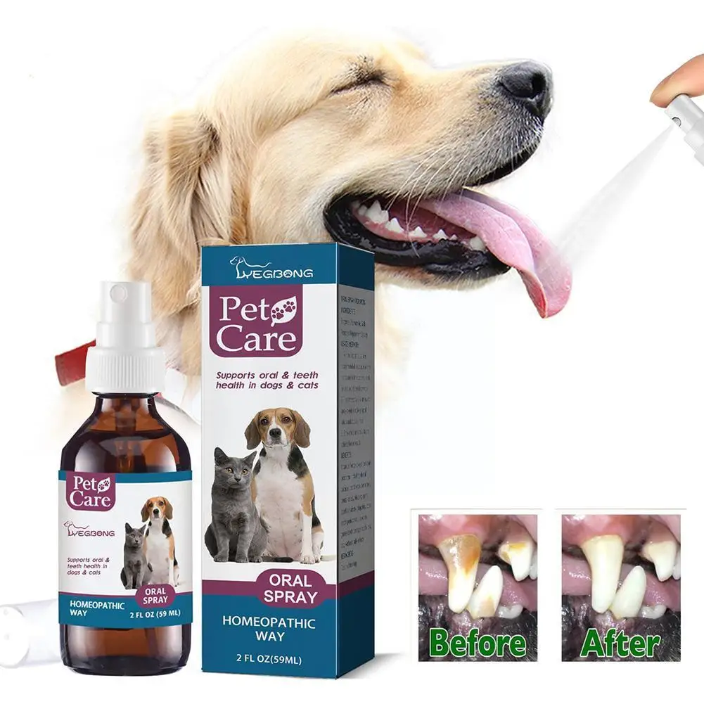 

Pet Oral Cleaning Spray To Remove Tartar Bad Breath Fresh Care Spray Care Spray Oral Fresh Oral C8J3