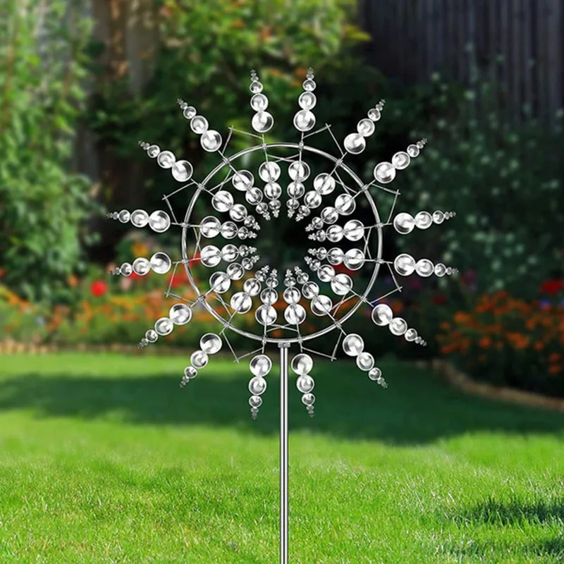 

New Magical Metal Windmill Outdoor Wind Spinners Wind Catchers Yard Patio Garden Decoration