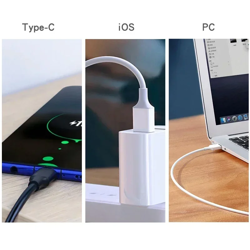 Кабель для быстрой зарядки 2/5/10 м 3 А 4 ядра