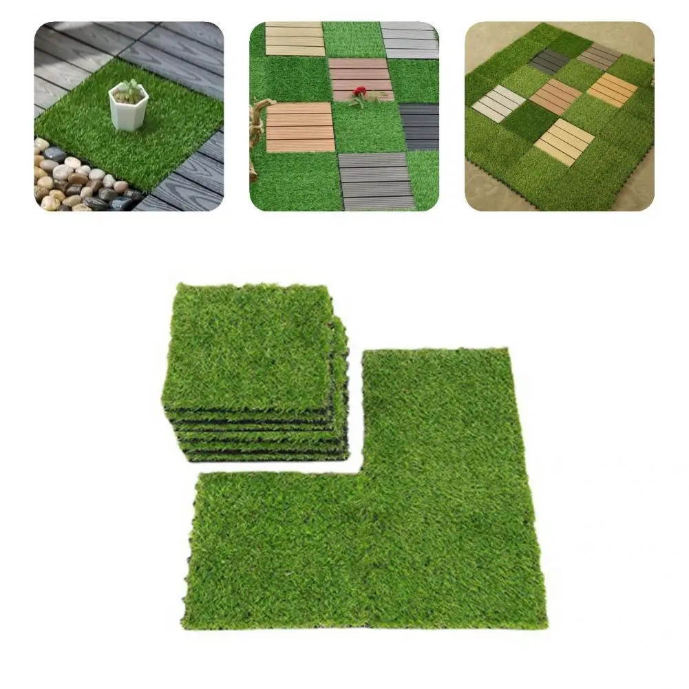 

Convenient Lightweight Fake Miniature Turf DIY Fairy Garden for Playground
