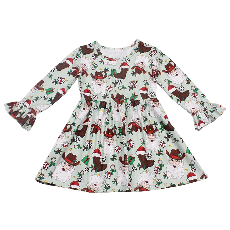 

Детское зимнее платье с длинным рукавом, для девочек