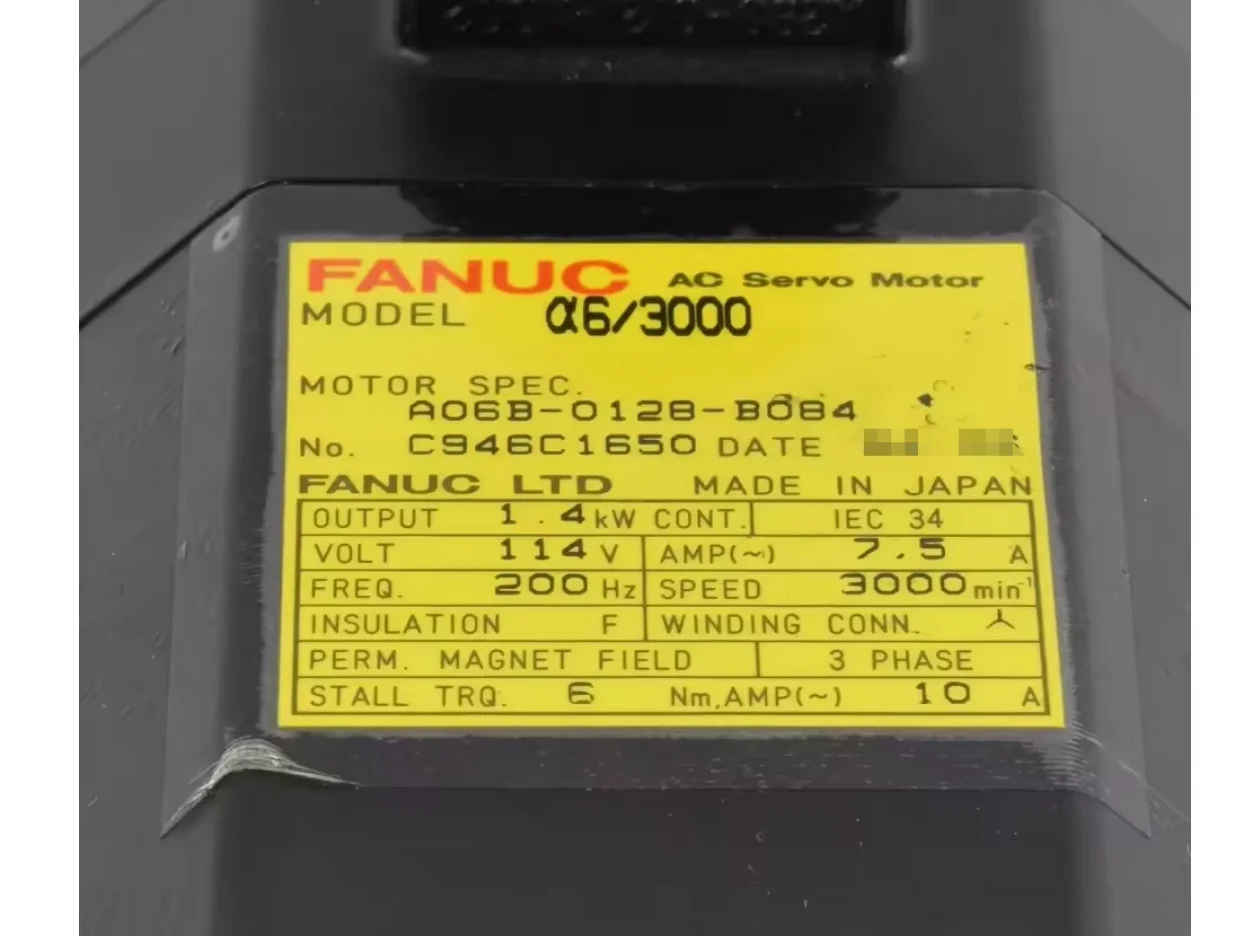 Фонарь с сервоприводом Fanuc проверен ок A06B 0128 B084