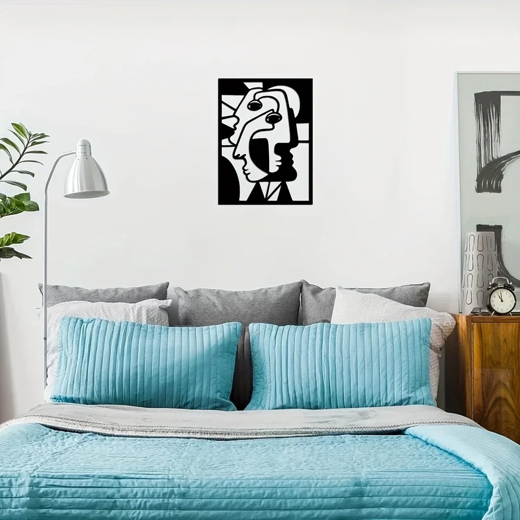 1 шт. Металлический Настенный декор Beastie Pie декоративная наклейка для спальни