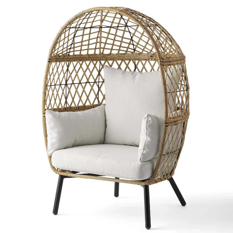 

Better Homes & Gardens Wicker Kid's Outdoor Egg Chair with Cushions
