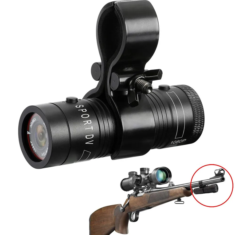 

Gun Camera Hunting Mini Camcorder HD 1080P Gun camera traps 120 FOV for Hunter Waterproof Wildlife Camera Video recorder