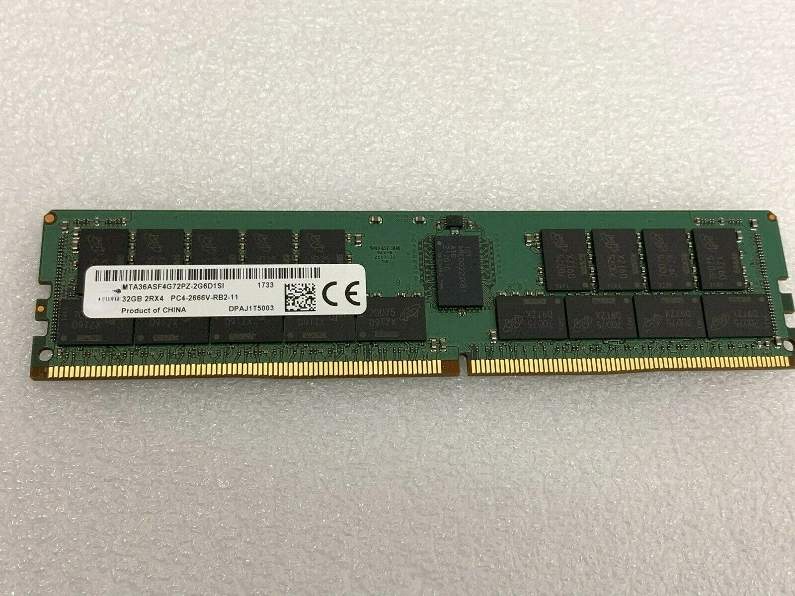 

Оперативная память для MT Spotlight, оригинальная 32G 2RX4 PC4-2666V Серверная память