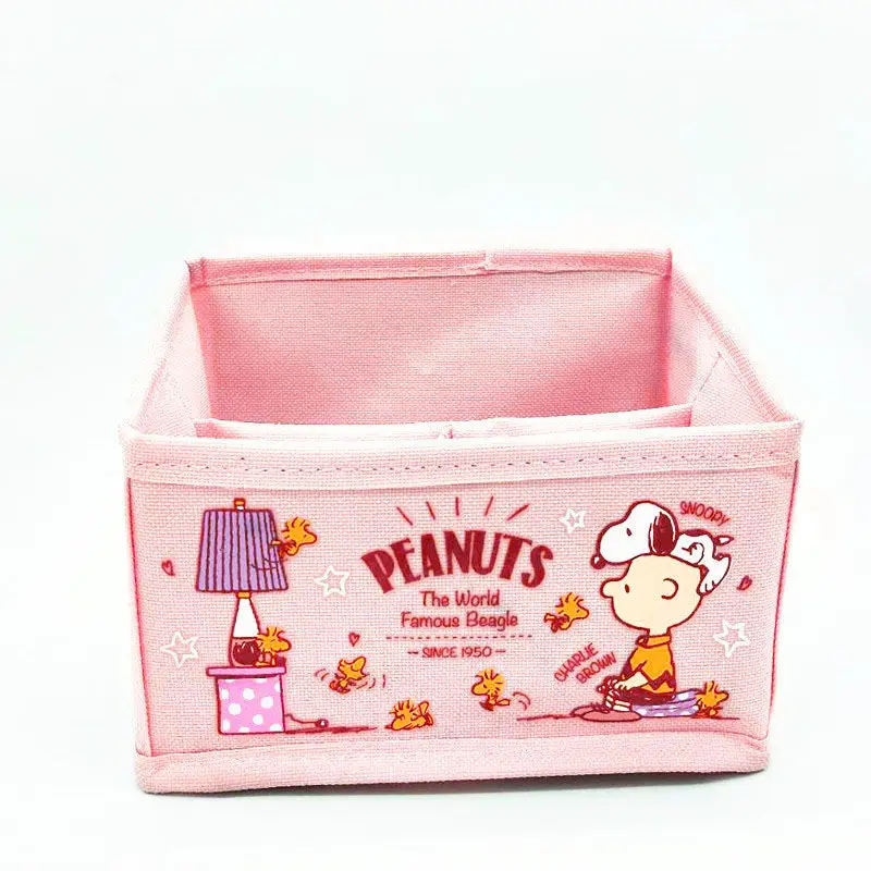 

Snoopy Girls Desktop Universal Storage Box Makeup Box Large-capacity Pen Holder New Mini Organizer Storage Box