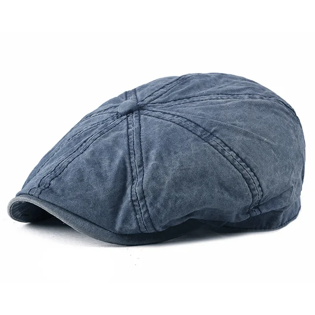 NEWSBOY Cap Men's Denim Cotton Hat 8 