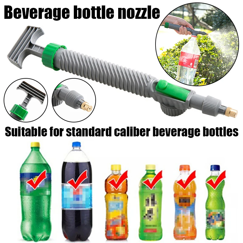 Bottle Spray Head Nozzle Watering Tool Air Pump Sprayer Agriculture Tools High Pressure Adjustable Manual Garden Supplies