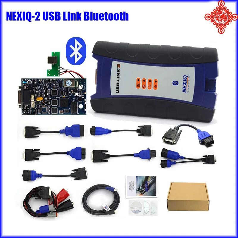 

NEXIQ-2 USB Link N2 125032 Bluetooth For Volvo ISUZU NE IQ 2 USB Link for Diesel Heavy Duty Truck Scan Interface Diagnosis Tool