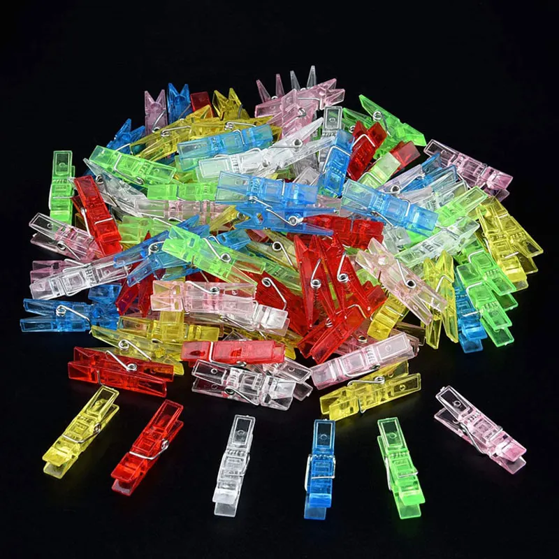 

20Pcs Sewing Clips Quilting Binding Clips Fabric Clips Multipurpose Clips Craft Clips for Quilting Crocheting and Knitting