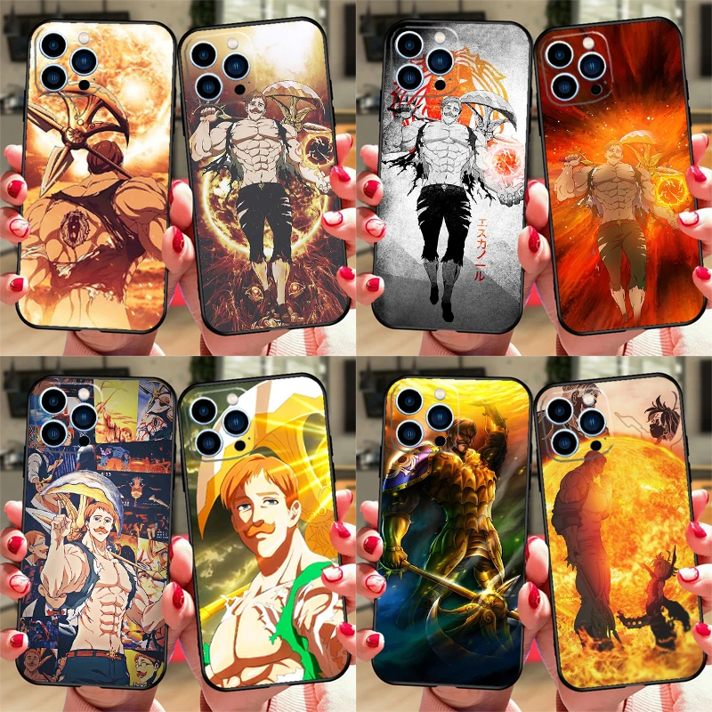 Чехол Escanor Seven при смертельных грехах для iPhone 12 Pro Max 13 Mini 11 X XR XS 7 8 Plus SE 2020 чехол |