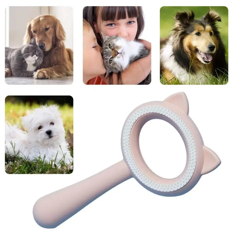 Двусторонняя щетка для удаления шерсти домашних животных груминга собак и кошек