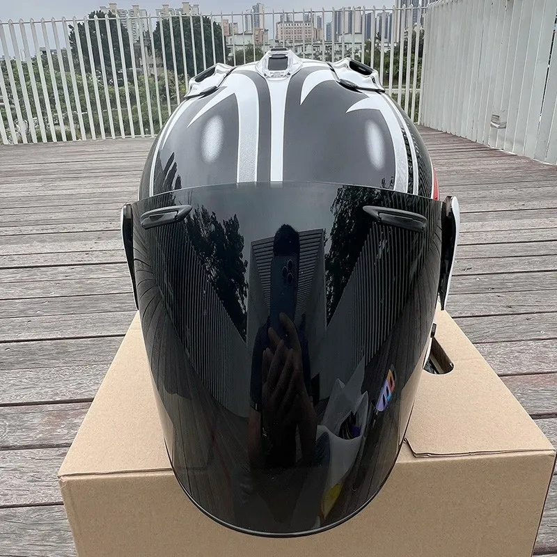 VZ-RAM Высококачественный классический шлем из АБС-пластика 3/4 с открытым лицом