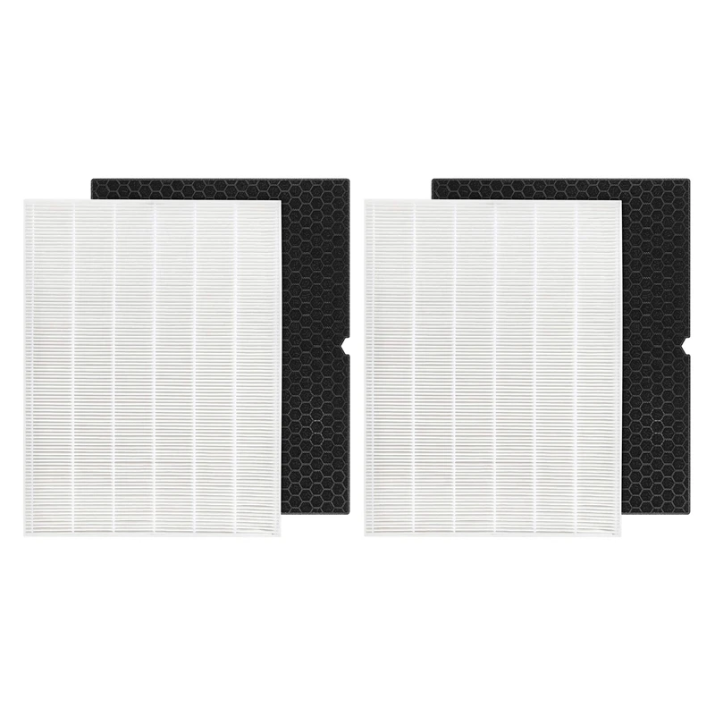 

2X HEPA Replacement Filter H 116130 For Winix 5500-2 Air Purifier - HEPA Filter And Activated Carbon Filter Combo Pack