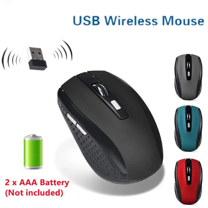 

Mouse Raton Gaming 2.4GHz Wireless Mouse USB Receiver Pro Gamer For PC Laptop Desktop Computer Mouse Mice For Laptop computer
