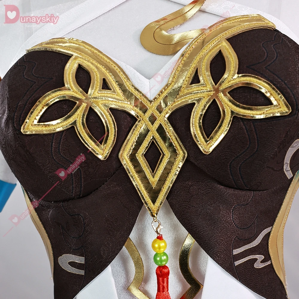 Женский карнавальный костюм Lingsha для косплея игры Honkai: Star Rail платье модный парик