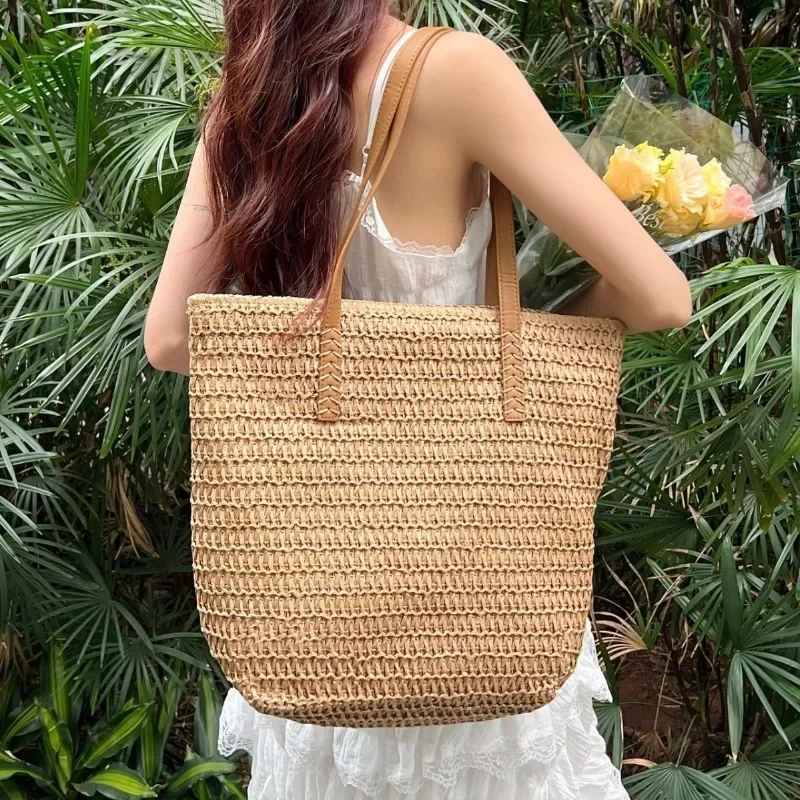 Новинка 2024 нишевая универсальная плетеная Сумка в стиле ретро модная