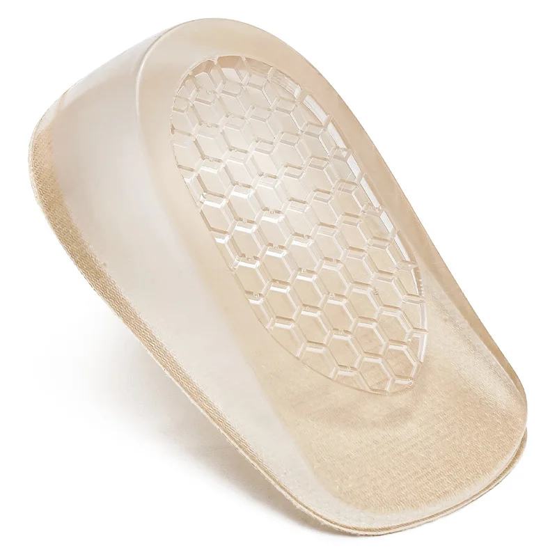 Silicone Inner Heightening Insoles, Invisible Heightening Pads Foot Pad Heel Pads Half Pads Heightening Cushions High Heels Men