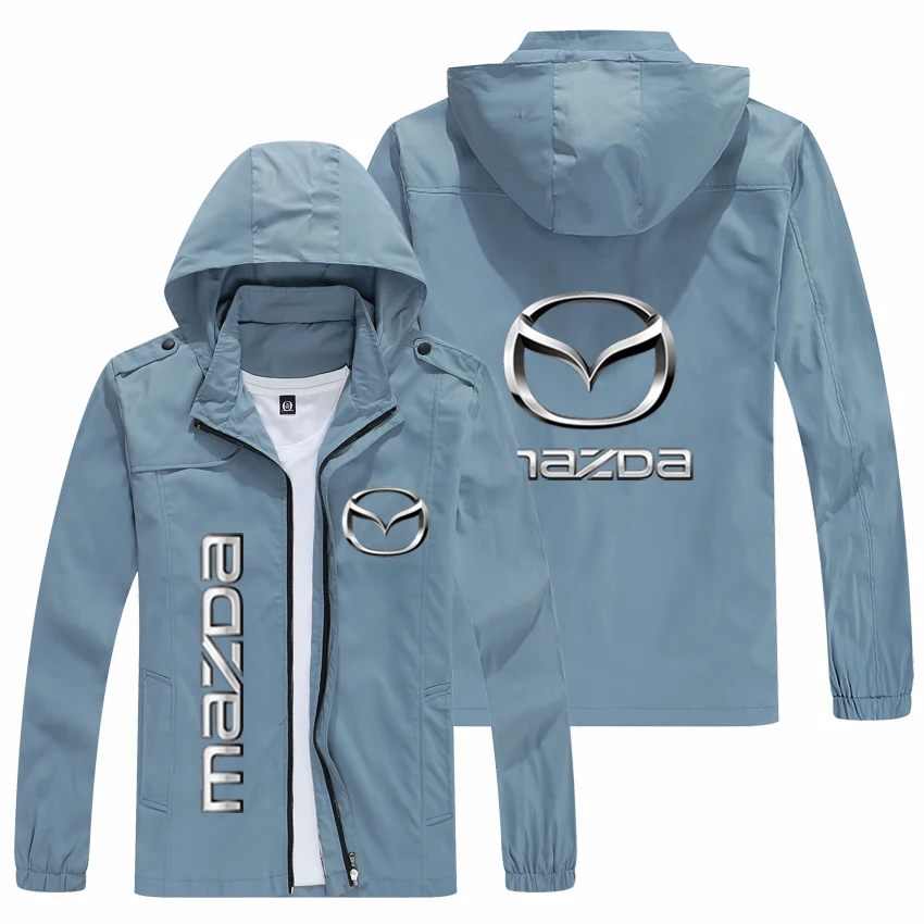 

2022new frühling und herbst männer der MAZDA Logo Hoodie Jacke beliebte druck casual mode lose reiter jacke männer street baseba