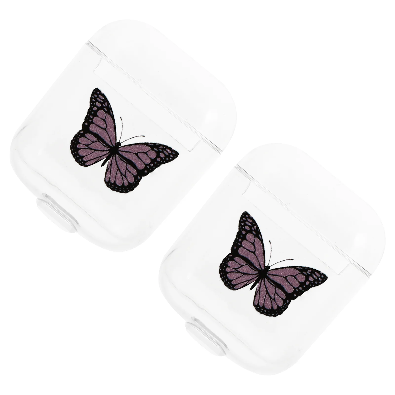 

2Pcs PC Earphone Protectors protective Covers Compatible with Airpods 1/2