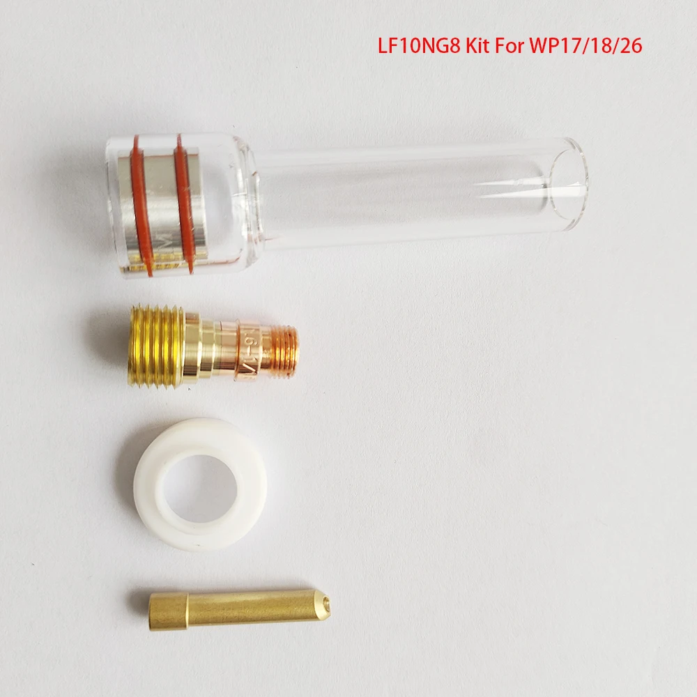 Комплект сварочных насадок Tig газовые линзы L XL удлиненная Стеклянная чаша для