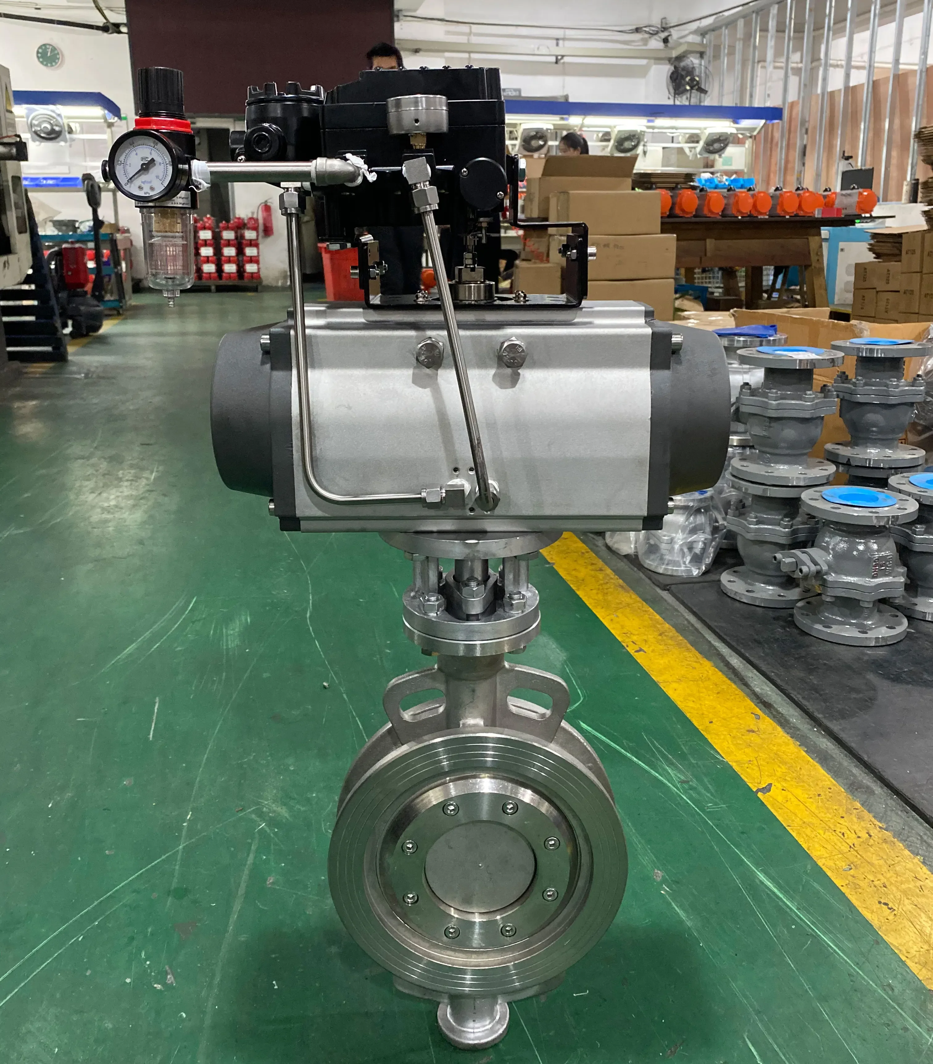 Интеллектуальный поворотный линейный или интеллектуальный регулирующий клапан