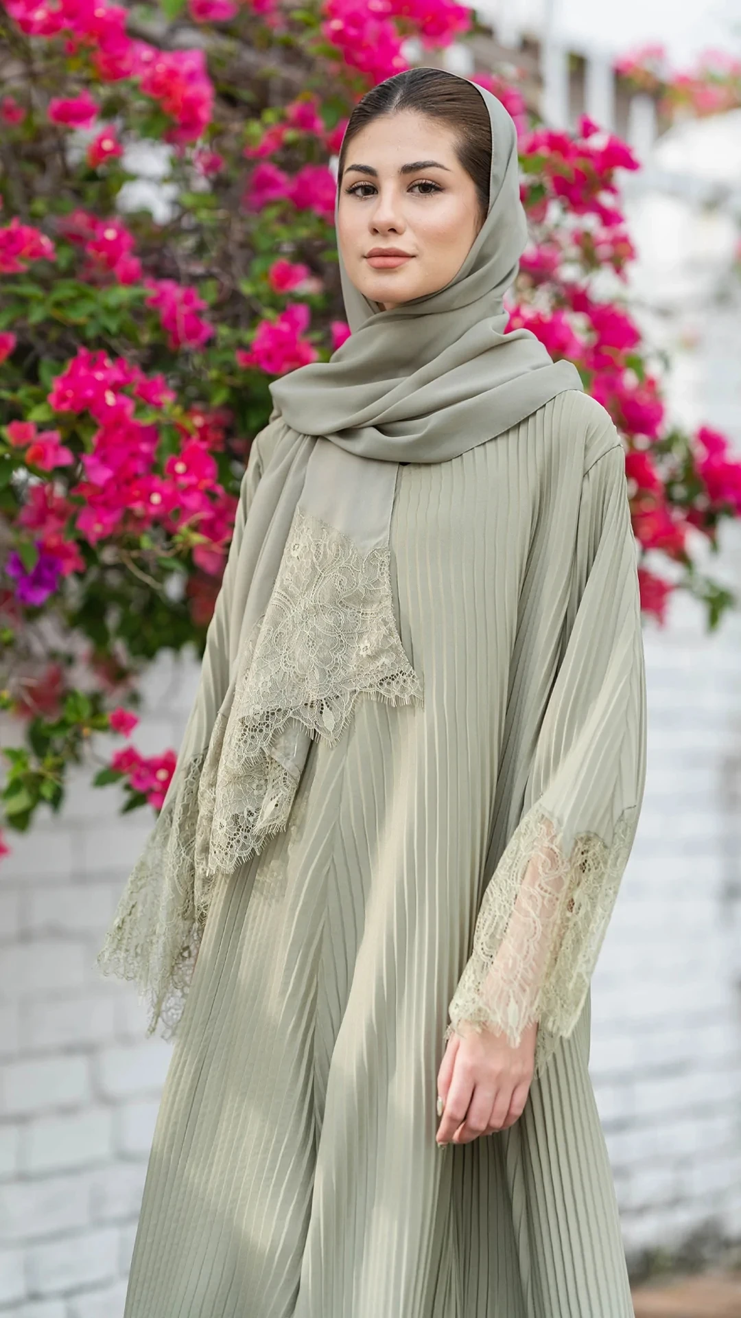 платье женское арабская одежда женская Рамадан однотонная плиссированная абайя