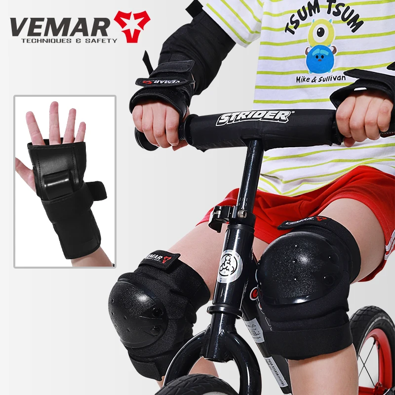 

6pcs/Set Kids Roller Skating Riding Protective Gear Children Bicycle Scooter Sports Knee Brace Elbow Pads Palm Hand Protection