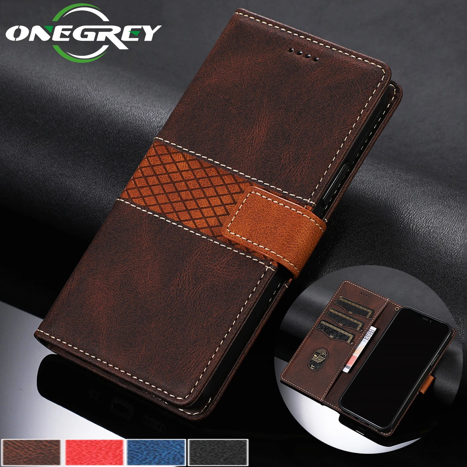 

Leather Flip Phone Bag Case For iPhone 13 12 Mini 11 Pro X XS Max XR 8 7 6 6S Plus SE 2020 PU Wallet Magnetic Card Slots Cover
