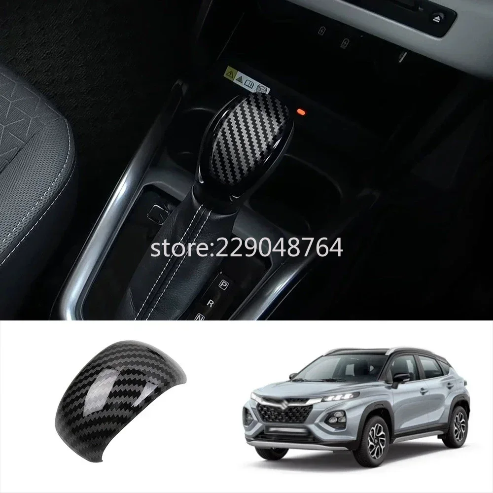 Фото Для Suzuki Fronx WDB3S WEB3S 2025 2026 ABS черная задняя крышка кондиционера, накладка приборной панели, крышка переключения передач, накладка, стиль №2
