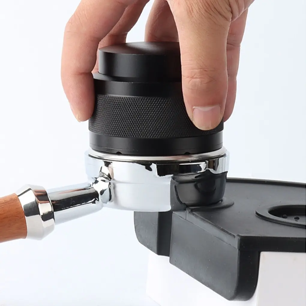 

Suitable for 51/53/58mm Portafilter Stainless Steel Powder Hammer Semi-automatic Adjustable Coffee Tamper Espresso Accessory