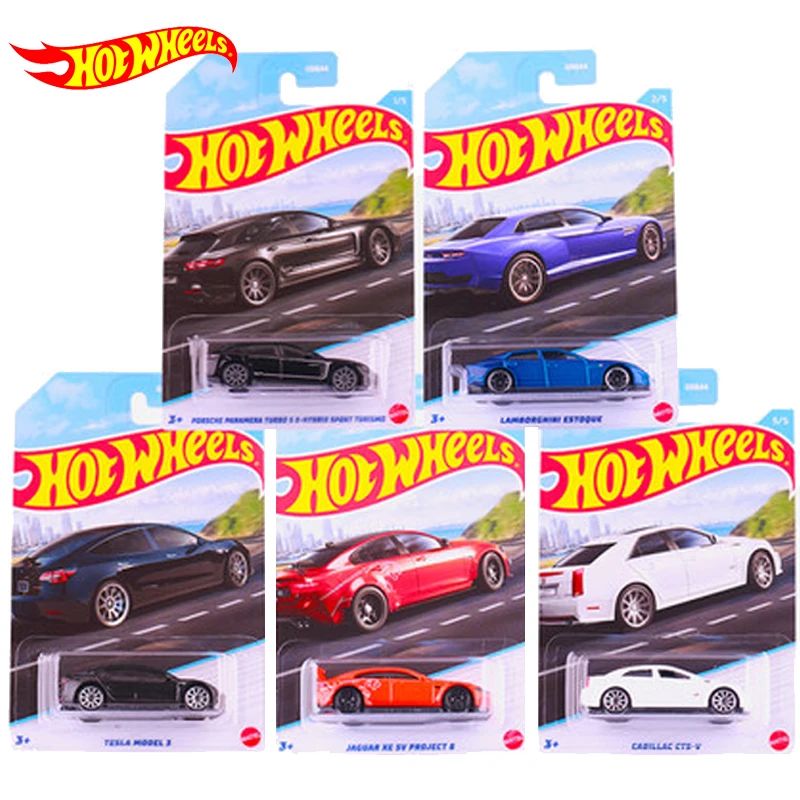 

Original Hot Wheels Premium Car Modern Classics Diecast 1/64 Tesla Model 3 Jagura XE Kids Boys Toys for Children Birthday Gift