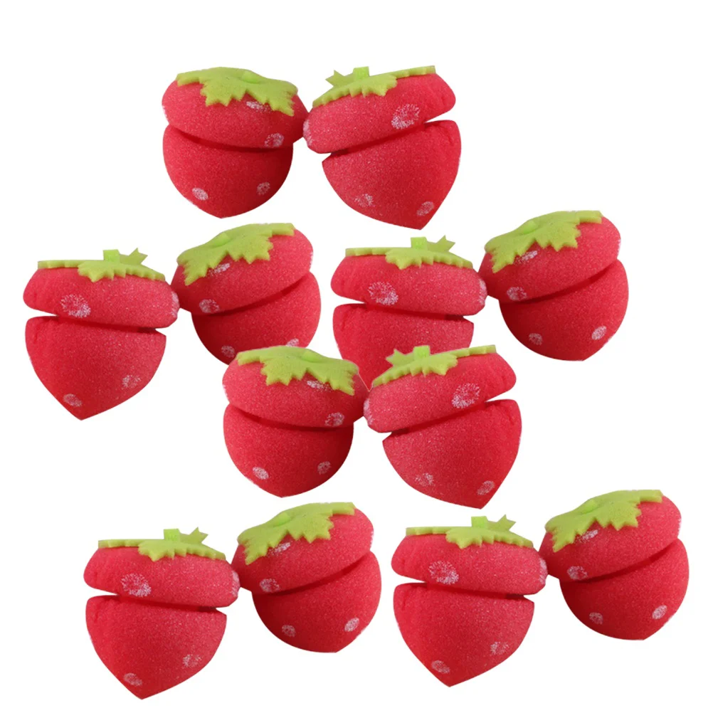 

Hair Sponge Rollers Curlercurlerskids Strawberry Curl Roller Styling Tool Cute Set Sleeping