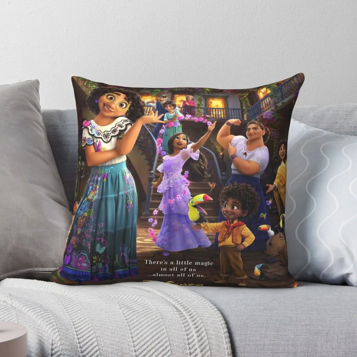 

Наволочка из полиэстера и льна, с застежкой-молнией