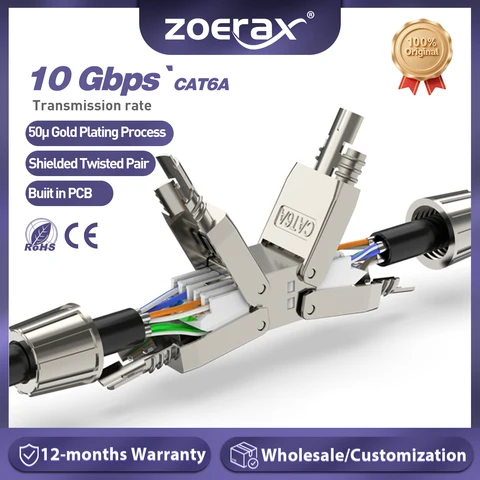 ZoeRax  RJ45 Кабельный соединительный адаптер