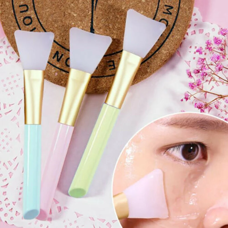 

Professional Silicone Face Mask Brush Flexible Facial Mud Applicator Body Lotion Cream Mixing Multi-Function Makeup Beauty Tools