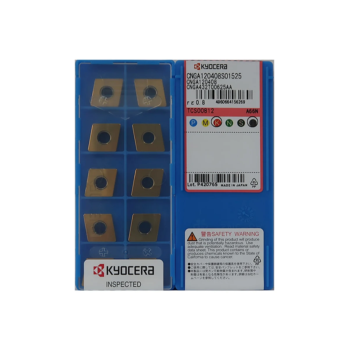 

Kyocer a 100% Original CNGA CNGA120408T02025 CNGA120408S01525 CNGA120404T02025 CNGA120412S01525 A65 Carbide Turning Inserts