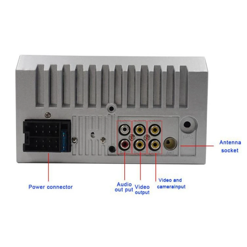 7-дюймовый mp5-дюймовый двойной 2 DIN автомобильный FM стерео радио Bluetooth плеер USB / TF