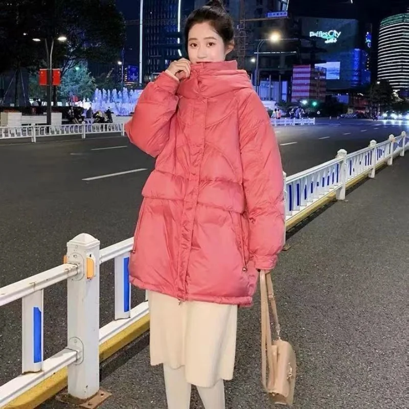 Winter Women's Cold Coat Parkas Coats Super Hot Jackets Cheap Wholesale Women Clothes Hooded Top Korean Fashion Loose New