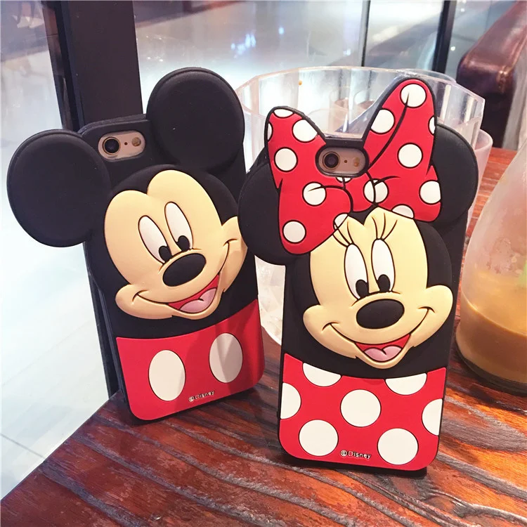 

Mickey Mouse Silicone Fall Proof Mobile Phone Case 6s / 6plus