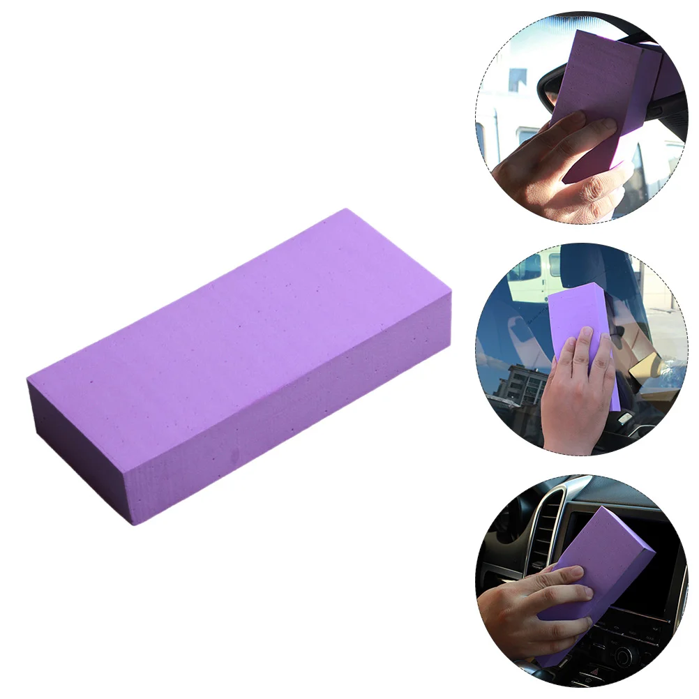 

Фиолетовая губка для мытья автомобиля, впитывающая лампа для окон автомобиля, для уборки дома